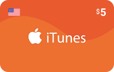 Tarjeta iTunes 5 USD USA | Recarga digital - Level Digital