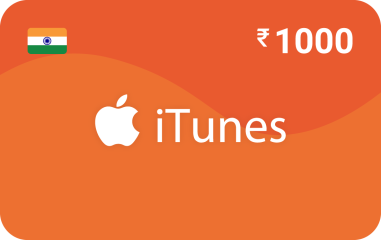Tarjeta Apple iTunes 1000 INR India | Recarga digital - Level Digital