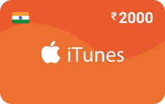 Tarjeta Apple iTunes 2000 INR India | Recarga digital - Level Digital