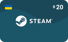 Steam Gift Card 20 UAH Ucrania | Saldo al instante - Level Digital